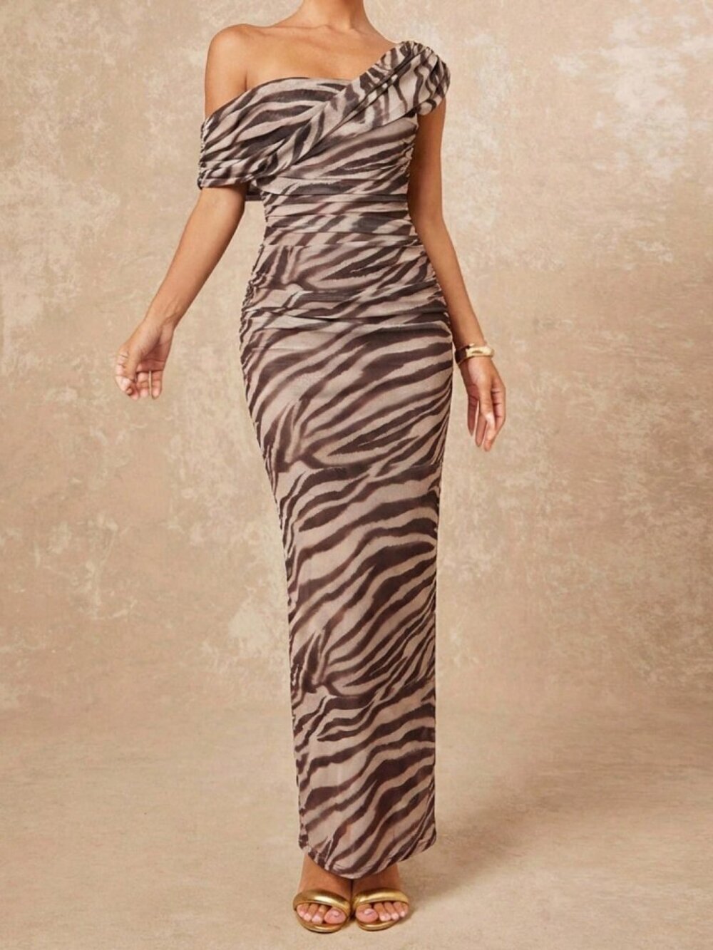 Multicolor Elegant Women's Old Money Glitter Maxi Dress